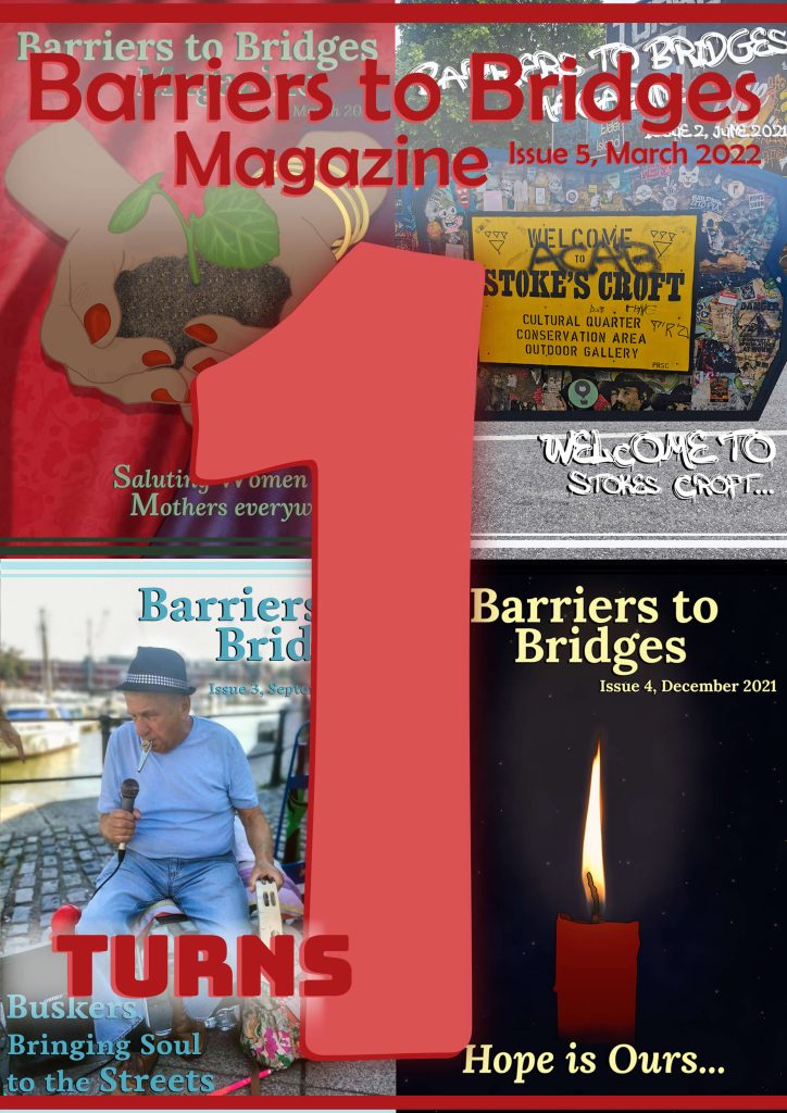Barriers to Bridges Magazine, March 2022 Cover